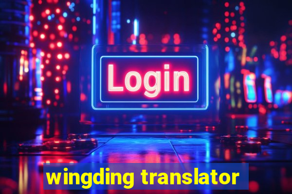 wingding translator